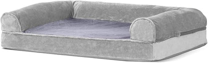 Furhaven Orthopedic Dog Bed for Medium/Small Dogs w/ Removable Bolsters & - Image 7