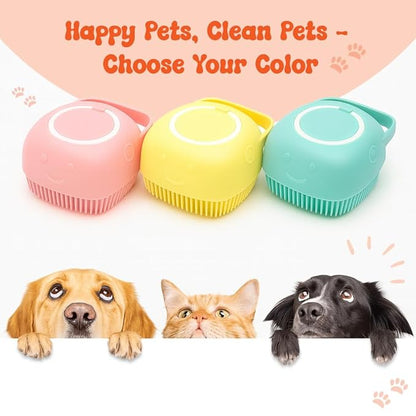 HamInWay Dog Bath Brush, 2-in-1 Dog Brush - Image 6