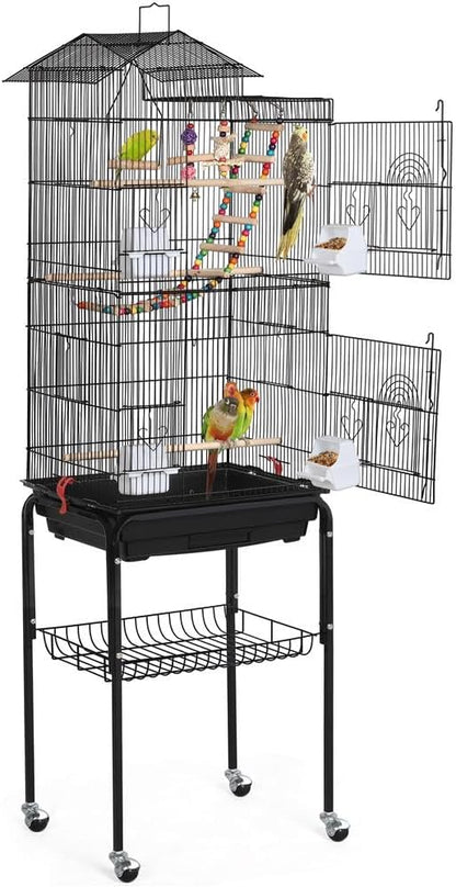 Yaheetech Bird Cage 64'' Medium Small Parrot Parakeet Bird Cages by Yaheetech