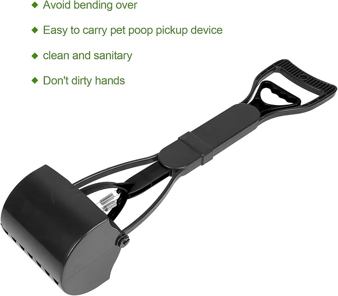 Pet Pooper Scooper, Long Handle Folding Poop Scoop, Stable Jaw Scoop Easy - Image 5