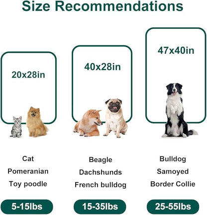 Onarway Dog Blanket Washable for Bed: 2 Packs Dog Blankets 40”x47” - Image 3