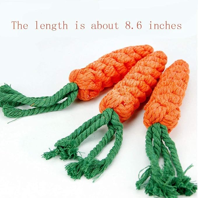 Dog Toys 3 PCS Puppy Teething Chew Toys, Dog Rope Toys, Cat Chew Toys, Safe - Image 3