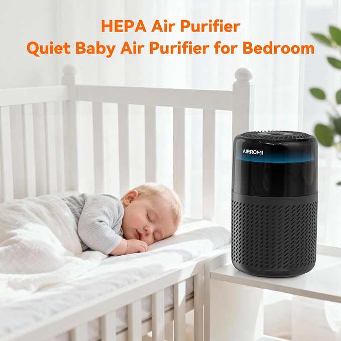 AIRROMI HEPA Air Purifier for Bedroom&Home, Pet Air Purifier for Home Pets - Image 8