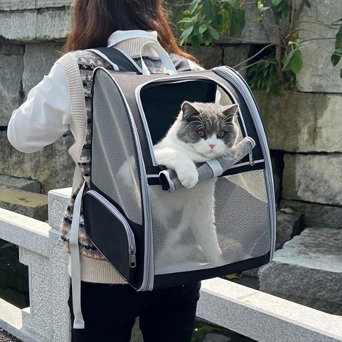 Cat Carrier Backpack, Dog Backpack, Ventilate Pet Cats Puppy Dogs Birds Bunny - Image 5