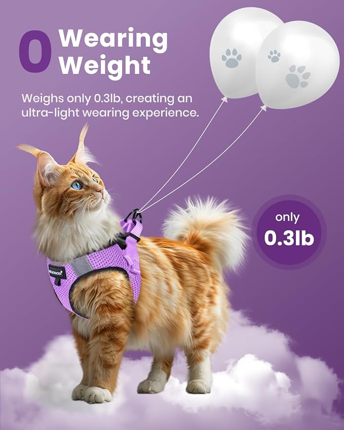 FAYOGOO Cat Harness, Cat Leash and Harness Set - Image 4