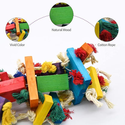 RUBY.Q 3 Pack Large Parrot Toy, 20in Bird Parrot Toy, African Grey and a - Image 2