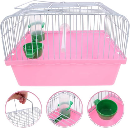 Portable Bird Travel Cage for Small Birds Parrots Lovebirds - Image 9
