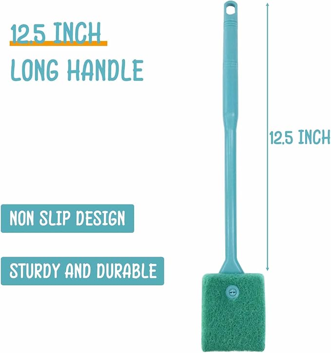 2 PCS Fish Tank Cleaner, Fish Tank Brush - Image 2