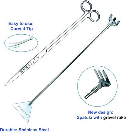 Aquarium Aquascape Tools Kit + Brush - Image 4