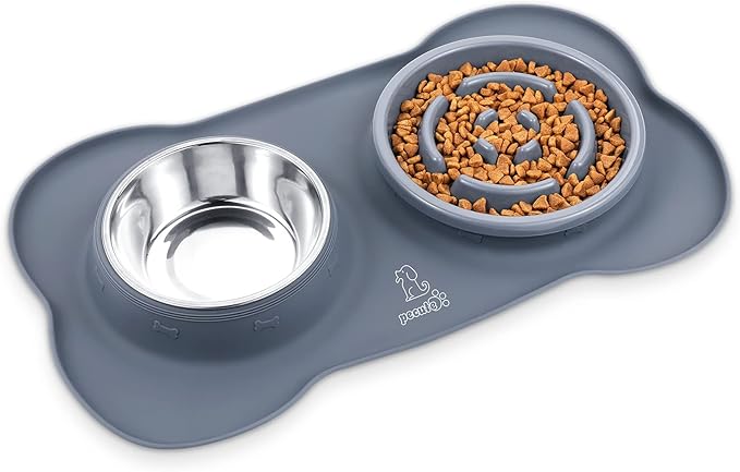 Pecute Slow Feeder Dog Bowls to Slow Down Eating, Dog Bowl Slow Feeder by pecute
