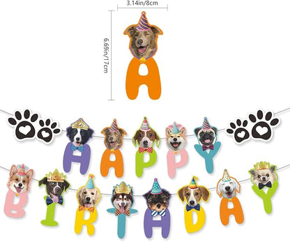 Dog Birthday Decorations, Puppy Birthday Party Outfits, Birthday Hat, Bow Tie - Image 4