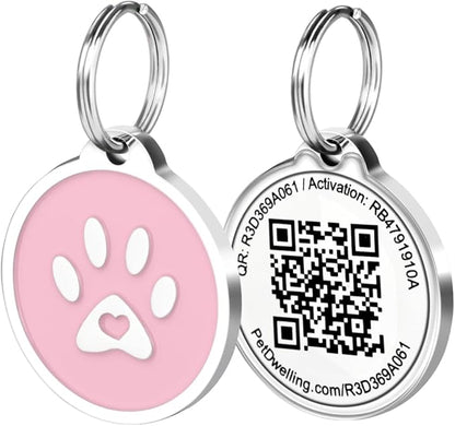 Pet Dwelling QR Pet Tag – Easy Scan Instant Location Alerts, Online Pet Profile by PetDwellingSmartQRPetIDTags
