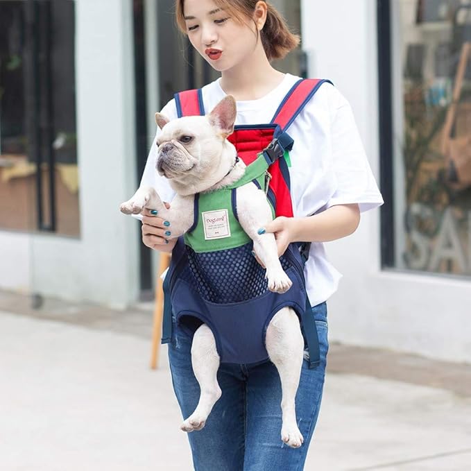 Dog Carrier Backpack, Pet Front Carrier Backpack Legs Out Dog Chest Carrier - Image 9