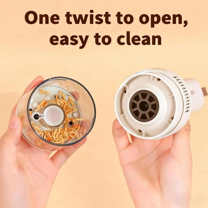 Bird Food Electric Separator, Bird Cage Cleaner, Pet Hair Collector, Mini USB - Image 7