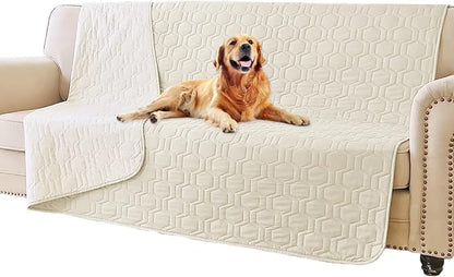 Waterproof and Anti-Slip Dog Bed Cover and Pet Blanket Sofa Pet Bed Mat ，car by TcksstexFauxFurDogBedCover