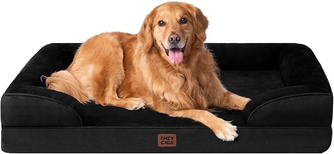 EHEYCIGA Orthopedic Dog Beds for Extra Large Dogs, Waterproof Memory Foam XL by EHEYCIGA