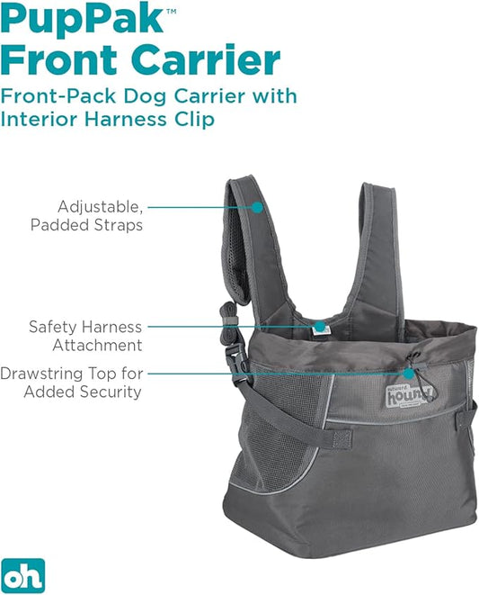 Outward Hound PupPak Dog Front Carrier, Padded Straps, Breathable Mesh - Image 2