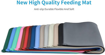 AUDWUD Silicone Waterproof Pet Feeding Mats, Anti Slip Bowl Pad, Dog Mat - Image 6