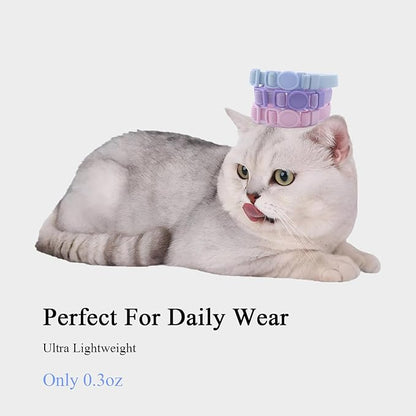 Breakaway Cat Collar with Bell, Safety Buckle Kitten Collar, Elastic Strech - Image 5