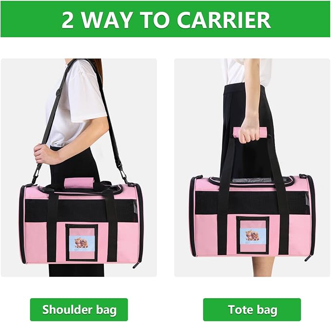 20" Large Cat Carrier Soft Sided - Image 6