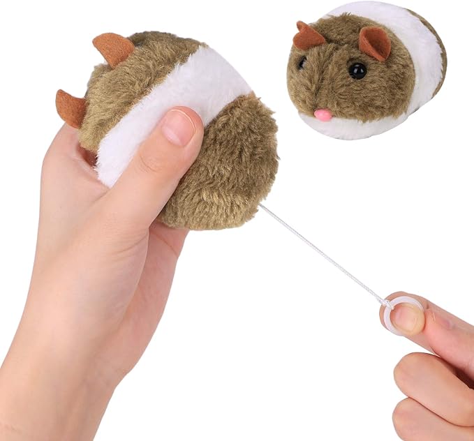 Cat Scratcher Mat with Interactive Mouse Toy, Cat Scratching Post Natural Sisal - Image 5