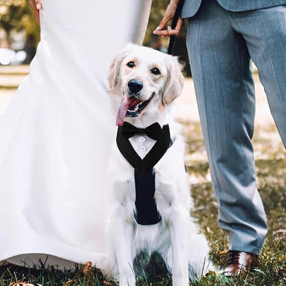Tuxedo Bandana, Adjustable Pet Collar - Image 3