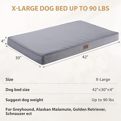 BFPETHOME Outdoor Dog Beds for Large Dogs, Waterproof Dog Bed for Medium - Image 4
