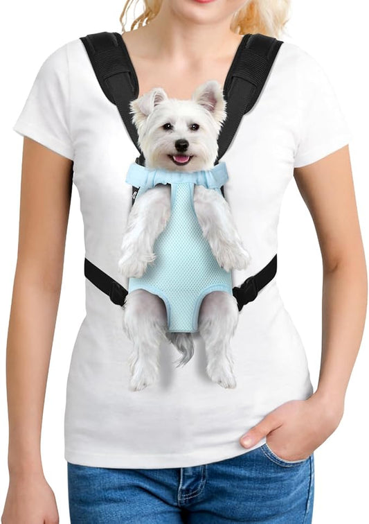 YUDODO Pet Dog Carrier Backpack Adjustable Dog Front Carrier, Legs Out Easy-Fit by YUDODO