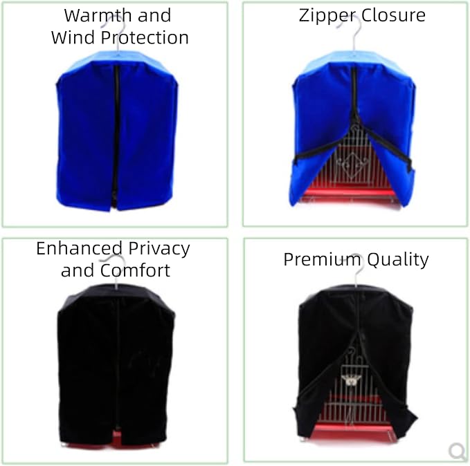 MANON ROSA Bird Cage Cover Birdcage Curtain - Image 3