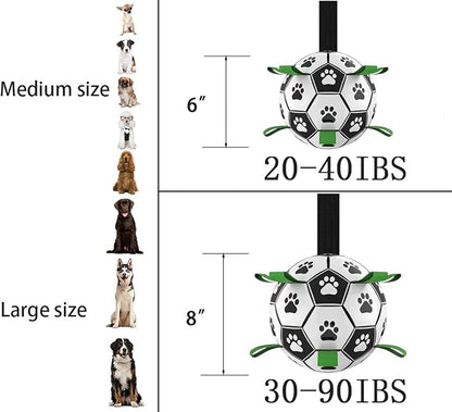 Dog Toys Soccer Ball, Interactive Dog Toys - Image 2