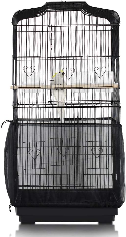 ASOCEA Bird Cage Seed Catcher, Universal Bird Cage Cover Skirt, Adjustable by ASOCEA