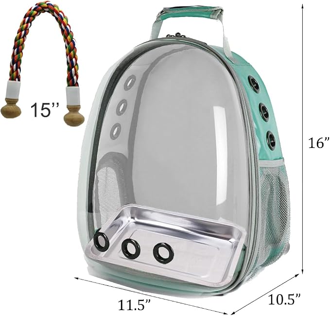 Bird Traval Carrier Cage, Vet Transport School Bag - Image 2