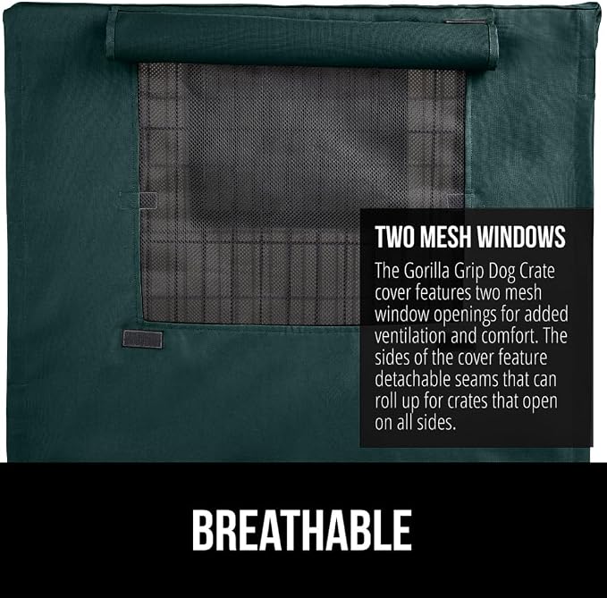 GORILLA GRIP Dog Crate Covers Compatible - Image 4