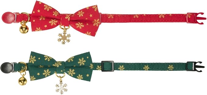 2 Pack Christmas Cat Collar - Image 9