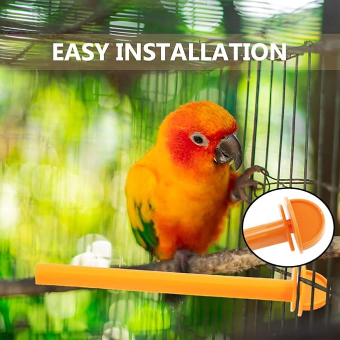 10 PCS Plastic Stand Perches Holders Bird Cage Perches Holders - Image 5