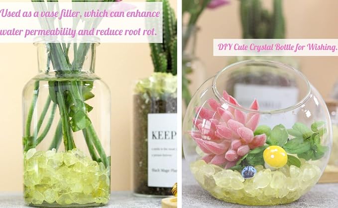 Citrine Aquarium Gravel Rocks Natural Tumbled Healing Crystal Chips Bulk - Image 3