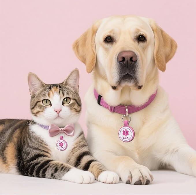 ESA Dog Tag, QR Code Dog Tag, Modifiable Free Pet Online Profile, Scannable QR - Image 7