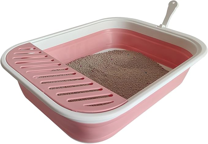 Collapsible Small Cat Litter Box by chuyouan