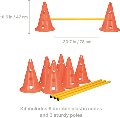 TRIXIE Dog Agility Hurdle Cone Set – Dog Agility Set - Image 7