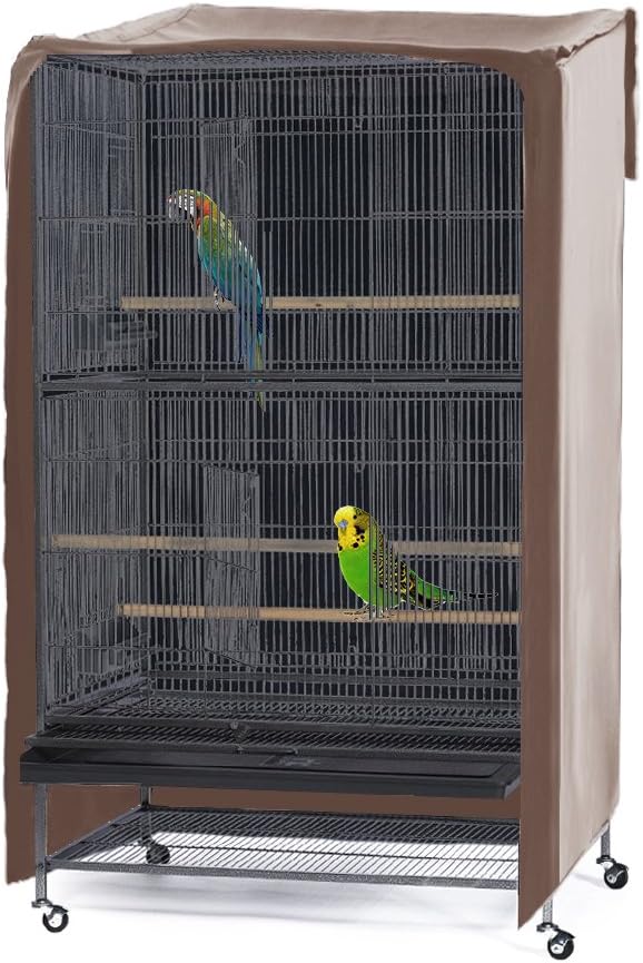 PONY DANCE Pets Product Universal Birdcage Cover Blackout & Breathable Birdcage by PONYDANCE