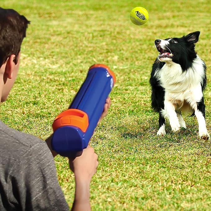 Nerf Dog Tennis Ball Blaster Dog Toy Gift Set, Tennis Ball Dog Fetch Toy - Image 7
