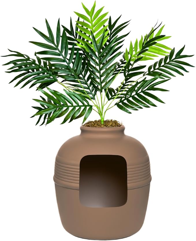 Good Pet Stuff Hidden Litter Box Planter, Decorative Cat Litter Enclosure by TheGoodPetStuffCompany