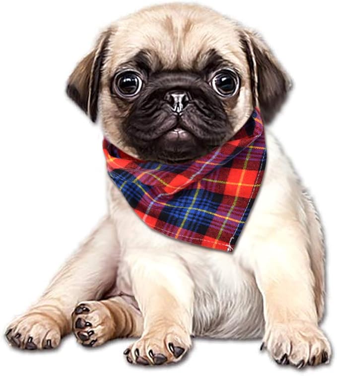 15pcs Dog Bandanas, Dog Scarf Kerchief Bibs Washable Girl Boy Dogs Bandanas Set - Image 7