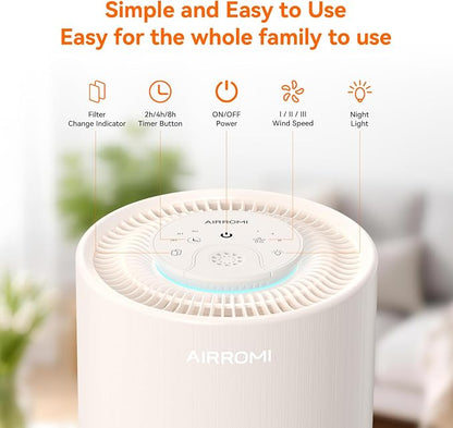 AIRROMI Air Purifier for Bedroom - Image 3