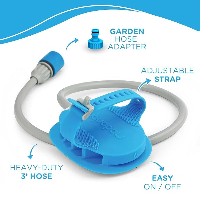 Aquapaw 5-in-1 Horse & Dog Bath Brush & Curry Comb - Image 5