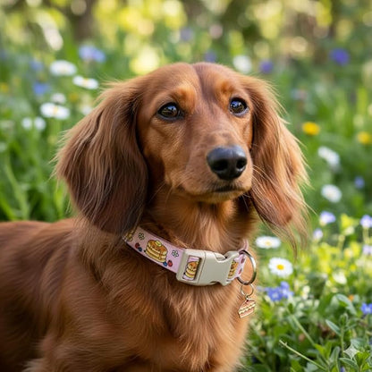 Pink Dog Collar, Girl Dog Collar - Image 7