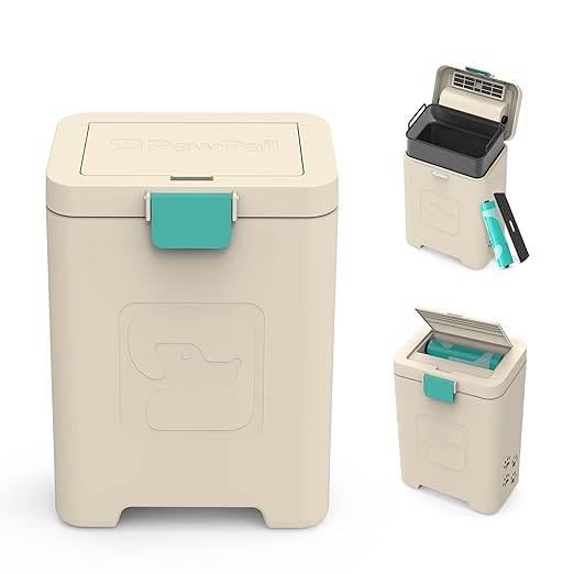 PawPail Pet Waste Station with Activated Carbon Filter and DualVent Odor Control by PawPail