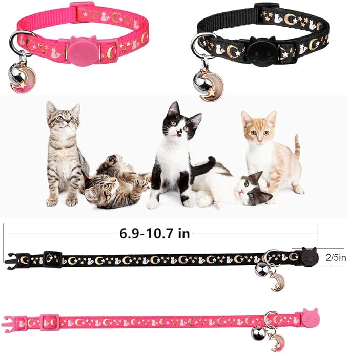 Baeuppit 2PCS Breakaway Cat Collars - Image 5
