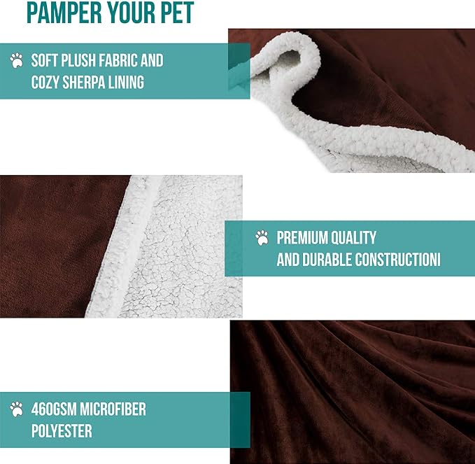 PetAmi Dog Blanket for Medium Large Dogs, Pet Bed Blanket Cat Puppy Kitten - Image 5