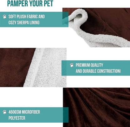 PetAmi Dog Blanket for Medium Large Dogs, Pet Bed Blanket Cat Puppy Kitten - Image 5